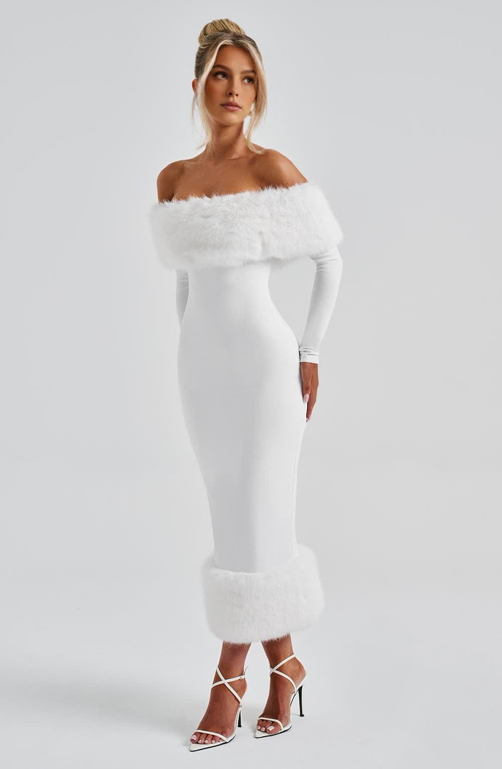 Violetta™ Midi Dress - Ivory