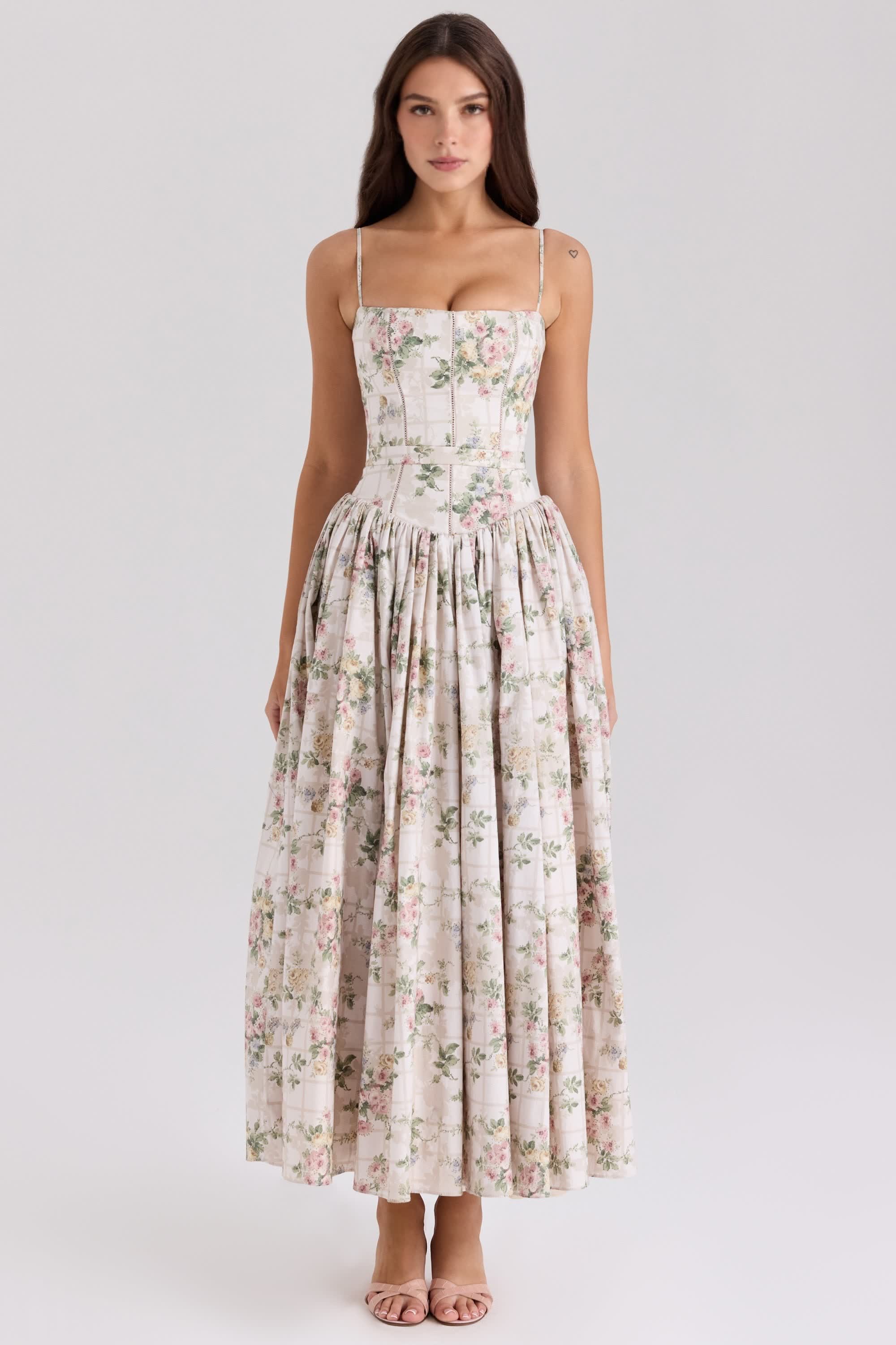 Florévia™ Floral Midi Sundress